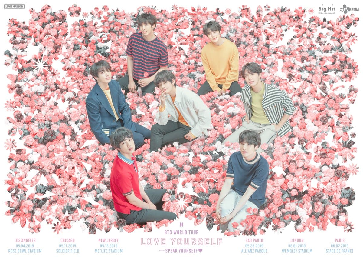 BTS anuncia 'Speak Yourself', su gira mundial para 2019