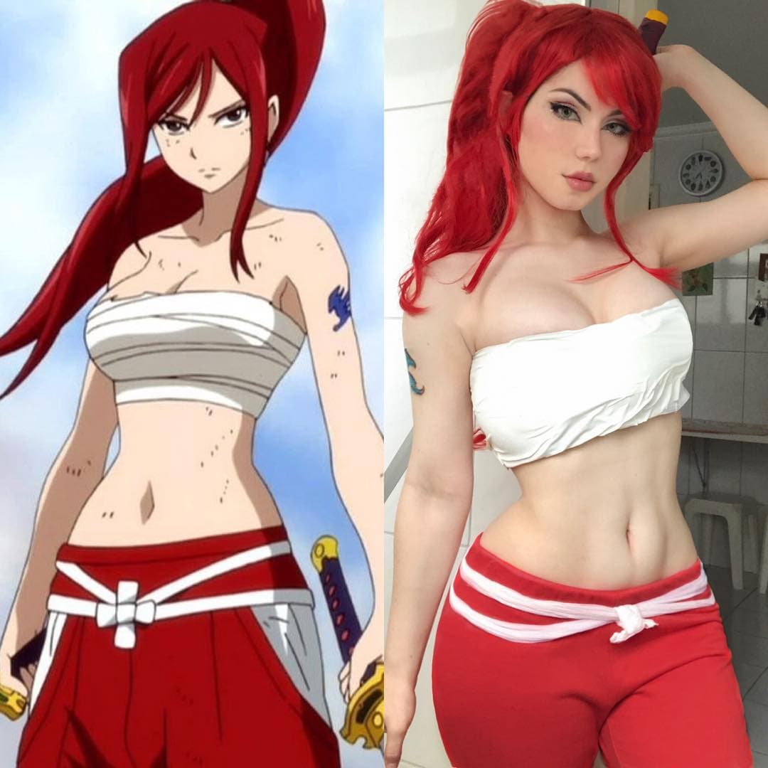 Ahora brincamos a Erza Scarlet, la mujer más fuerte de Fairy Tail.
