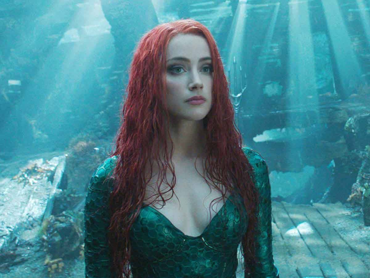 Amber Heard interpreta a Mera en las películas de DC Comics.