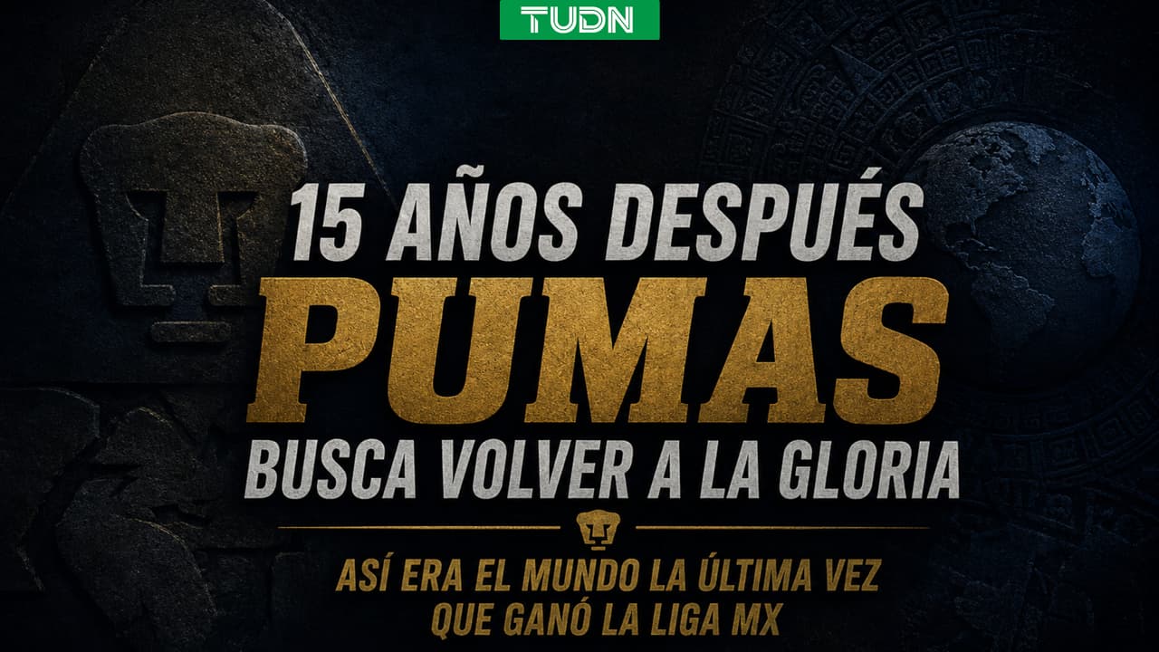 Así era el mundo la última vez que Pumas fue campeón