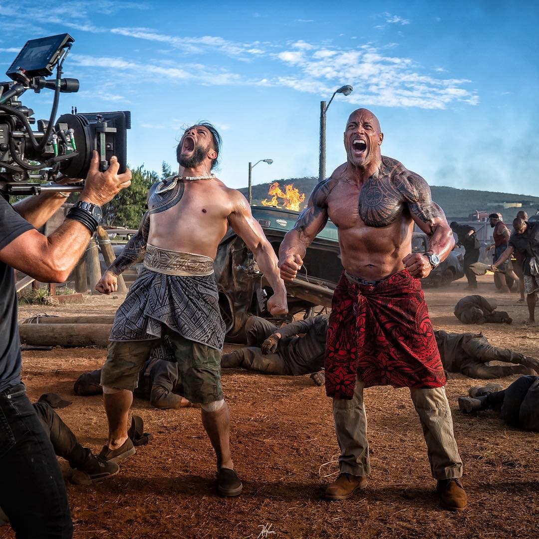 The Rock y Roman Reigns