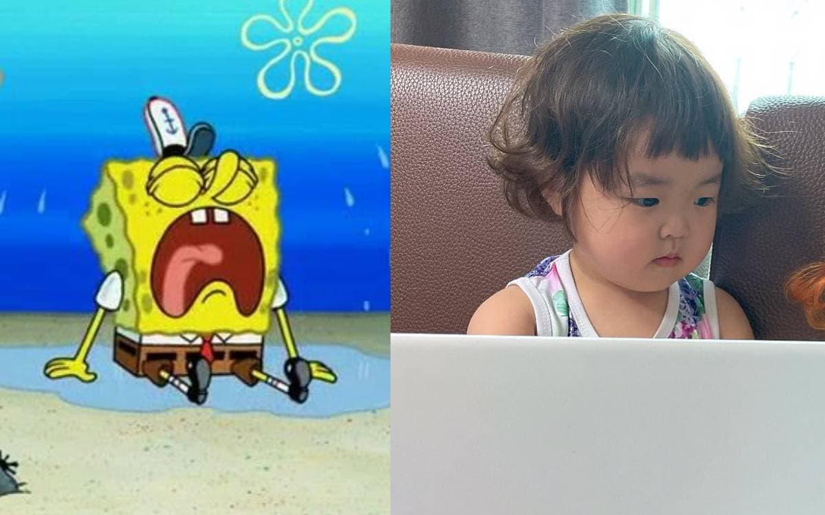Bob Esponja/Niña Coreana