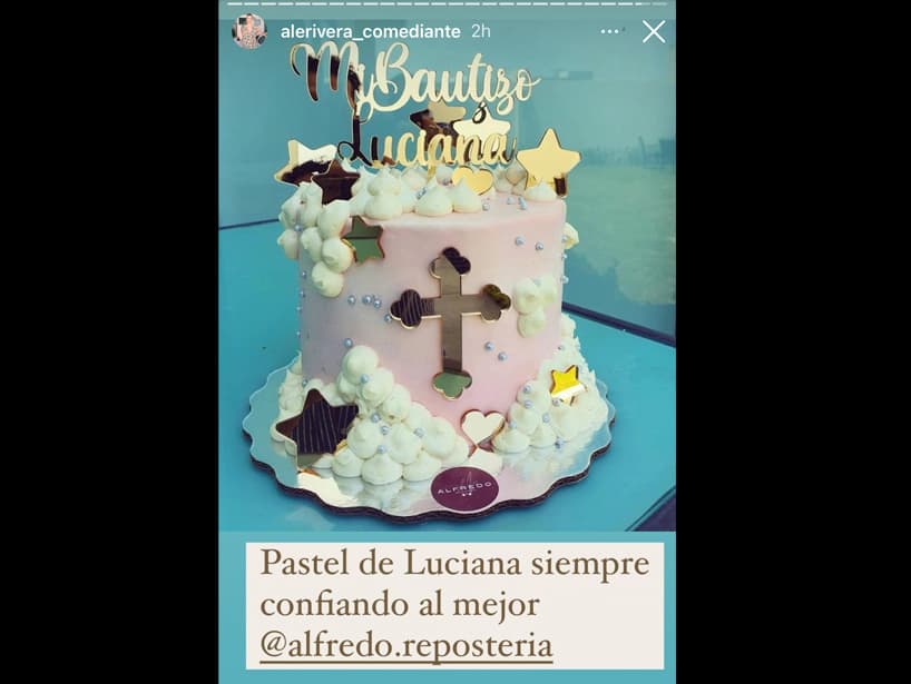 ¡Y este fue el pastel de Luciana!