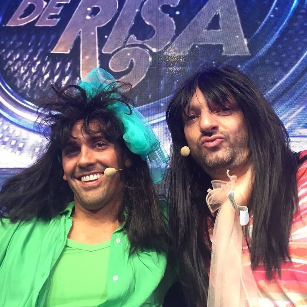 Y no podían faltar los Ricardos. No es con el filtro, pero así vimos Margaleff y Fastlicht muy coquetos en una ocasión en el programa.