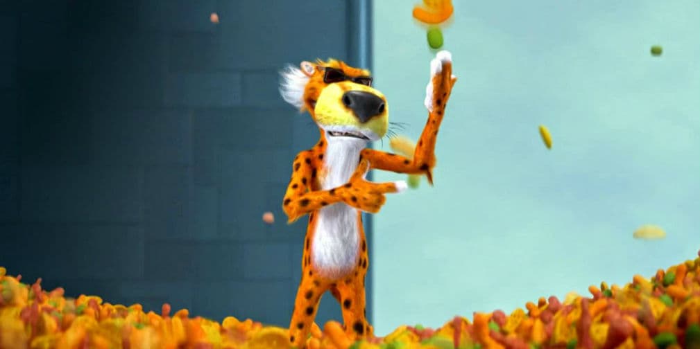 9. Chester: No es un tigre, sino un guepardo antropomórfico y que es la mascota de una popular fritura.
