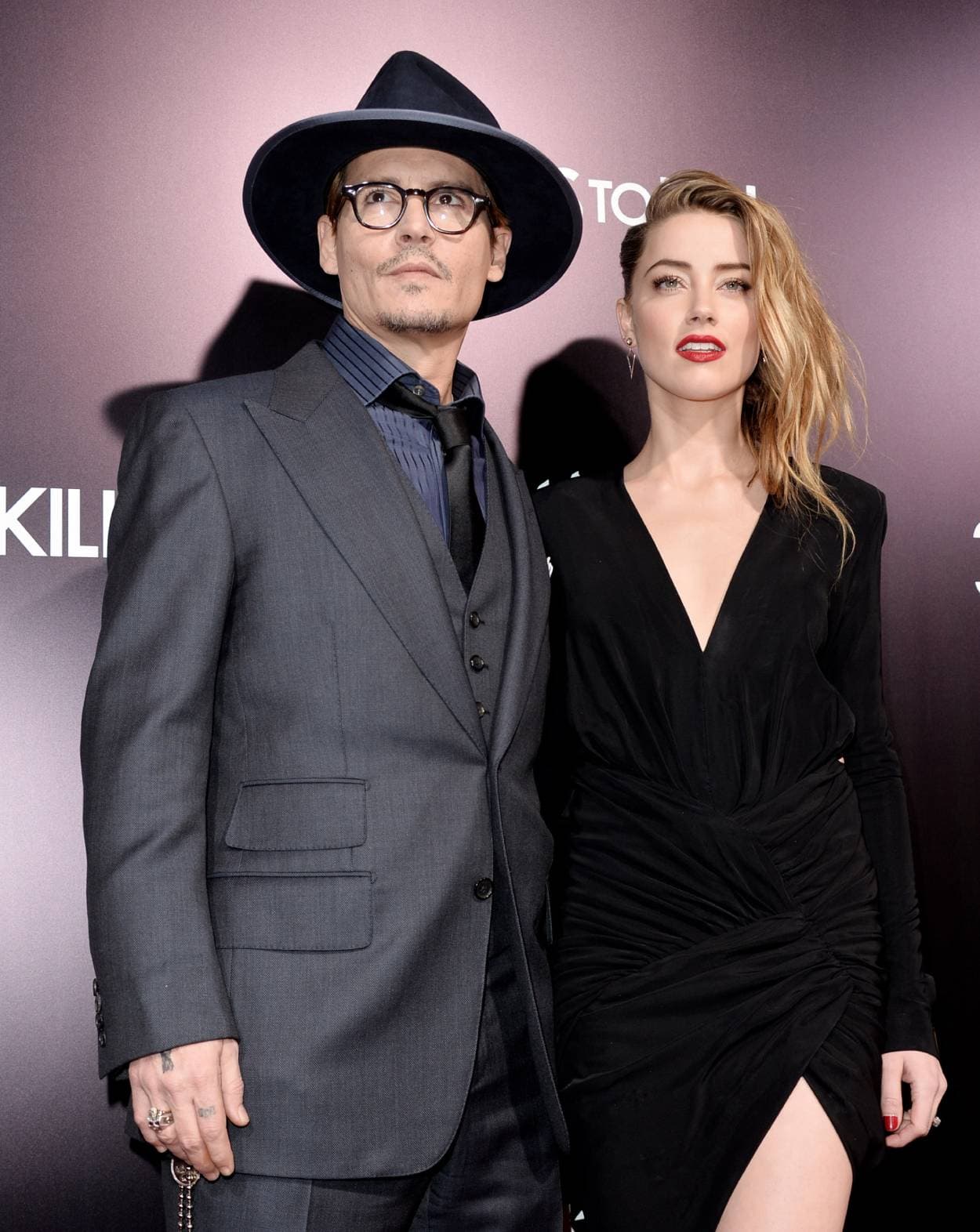 Johnny Depp y Amber Heard en la premier de '3 Days To Kill' en febredo de 2014 en Los Ángeles, California.