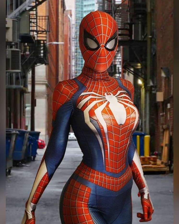 No podía faltar una con la máscara puesta, incluso así se ve increíble.