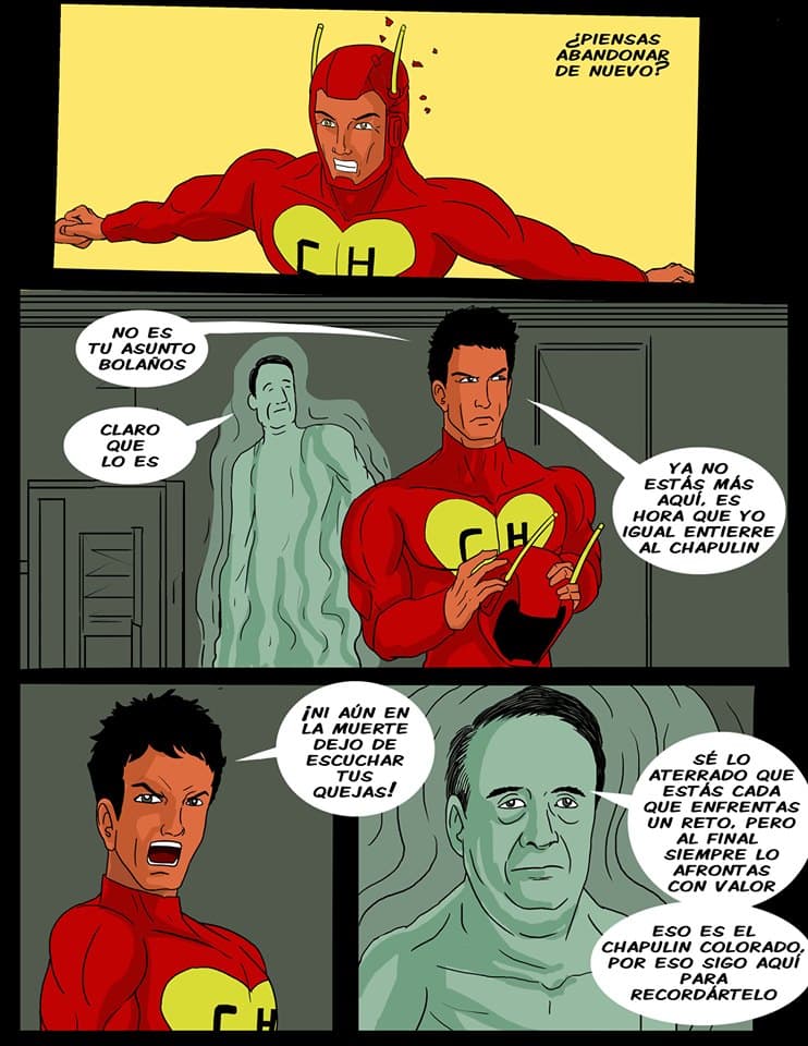 El autor incluso hace referencias a los creadores originales de cada personaje.