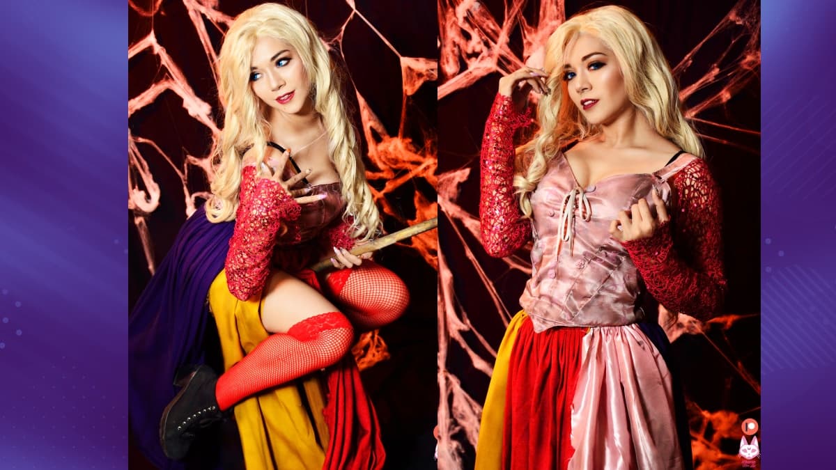 El cine también la ha hechizado y se transformó en Sarah Sanderson, una de las brujas de 'Hocus Pocus'.