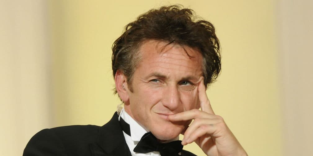 10. Sean Penn: Es uno de los mal geniudos más célebres de Hollywood.
