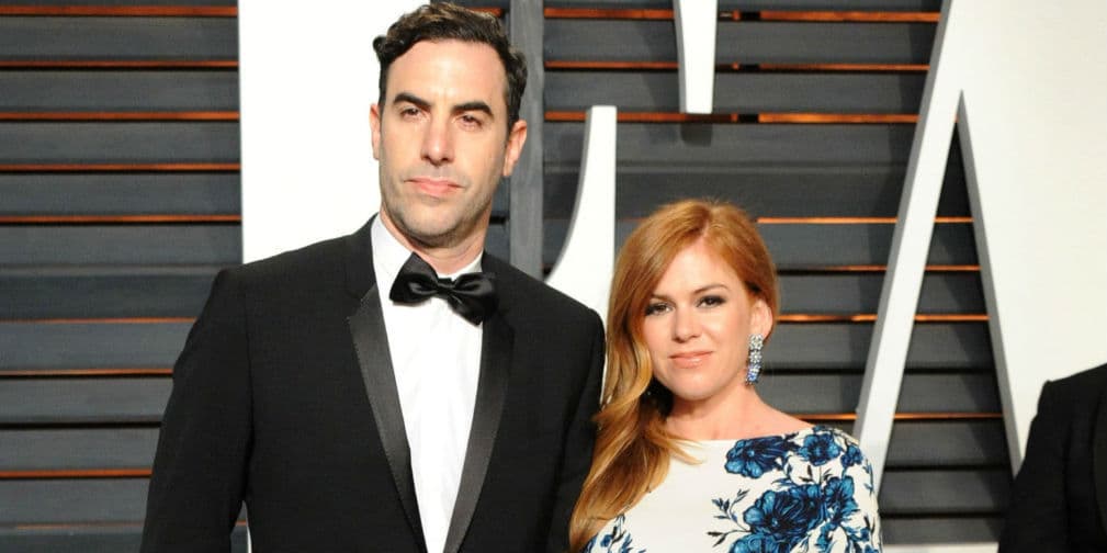 6. Isla Fisher y Sacha Baron Cohen: La actriz se casó con el comediante en 2010. Tienen ya 3 hijos.
