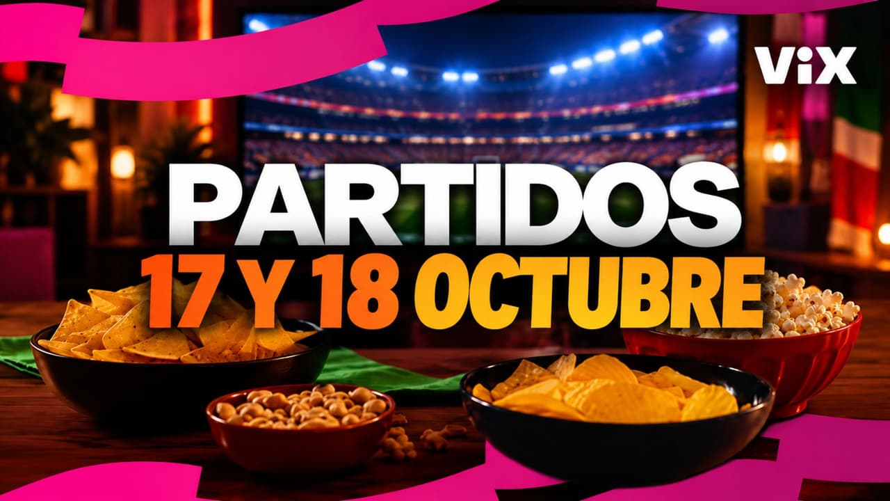 ¿Qué deportes se transmitirán esta semana en exclusiva por ViX? Partidos del 17 y 18 de octubre