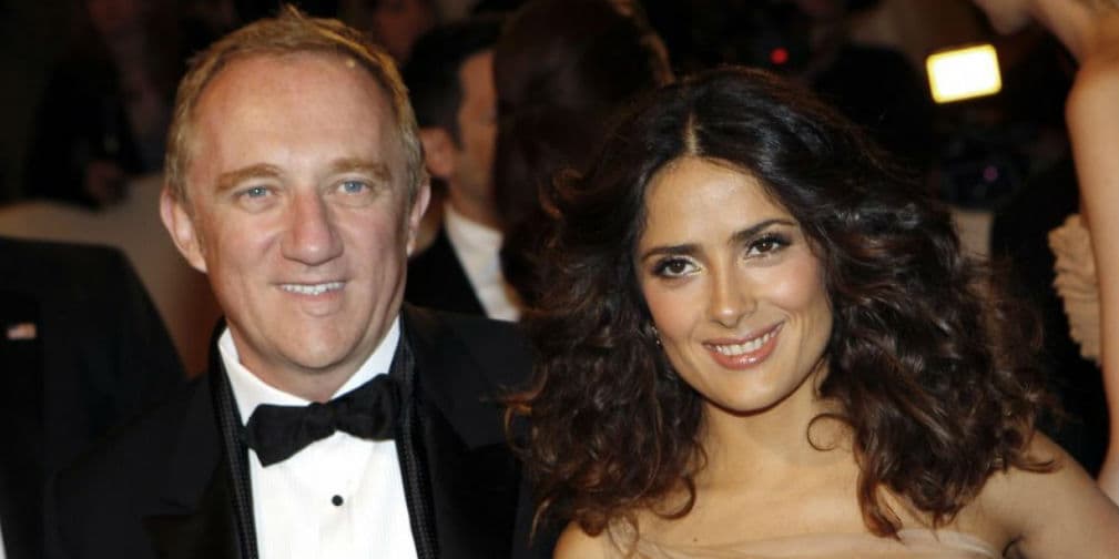 6. Francois Henri Pinault y Salma Hayek: Están casados desde 2009. Juntos tienen un patrimonio neto que excede los 15.000 millones de dólares.