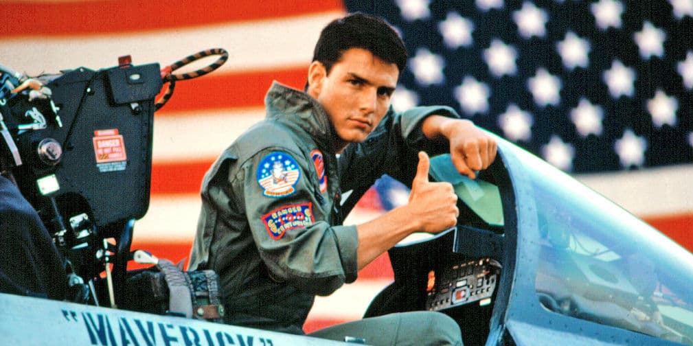 9. Top Gun: Uno de los pilotos contratados para las escenas perdió el control de su nave y se estrelló.