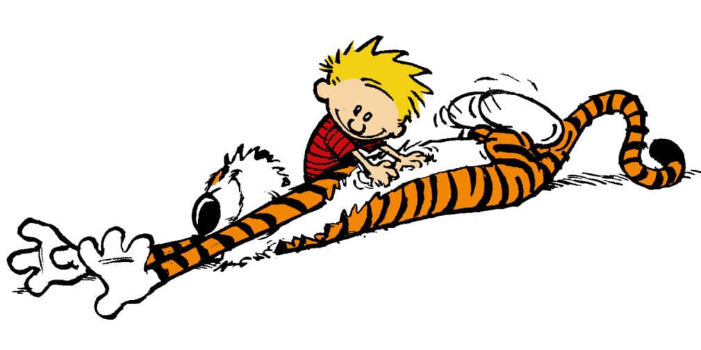 8. Hobbes: El tigre de Calvin and Hobbes, personaje que saltó a la fama en esta historieta.