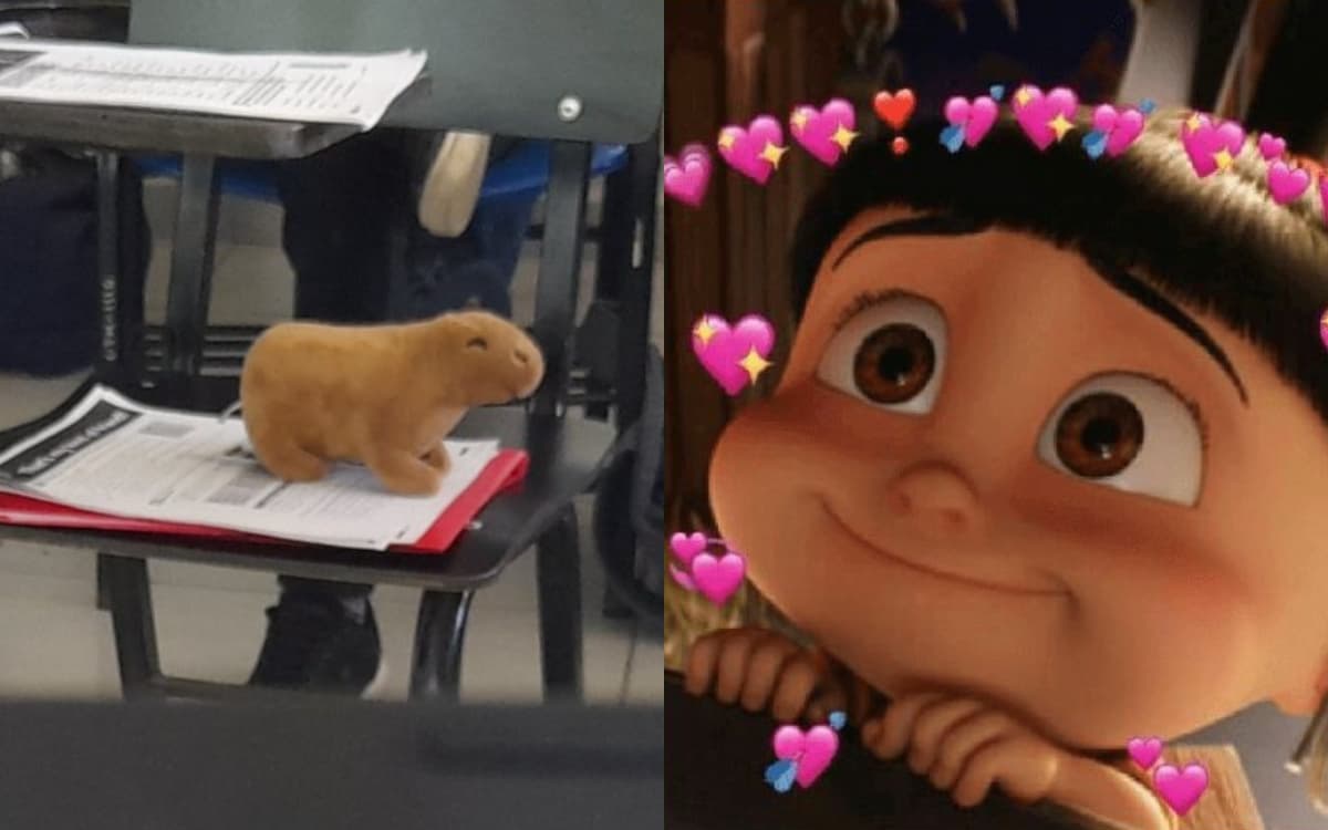 Alumna lleva capibara de peluche a clases y lo agregan a lista de asistencia