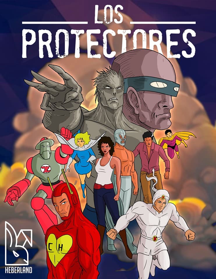 El Santo, el Chapulín Colorado, Lola la Trailera, El Pantera, entre otros se unen para combatir al mal en este proyecto amateur de Juan Heber Castillo.