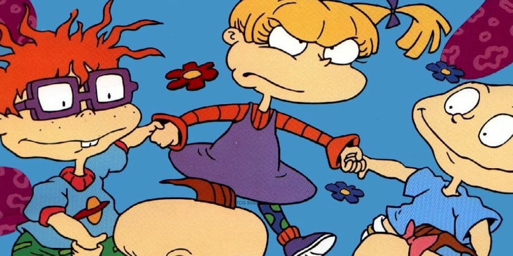 4. Rugrats: Todos seguimos las Aventuras en Pañales de Tommy, Chuckie, Phil, Lil, y Angelica.