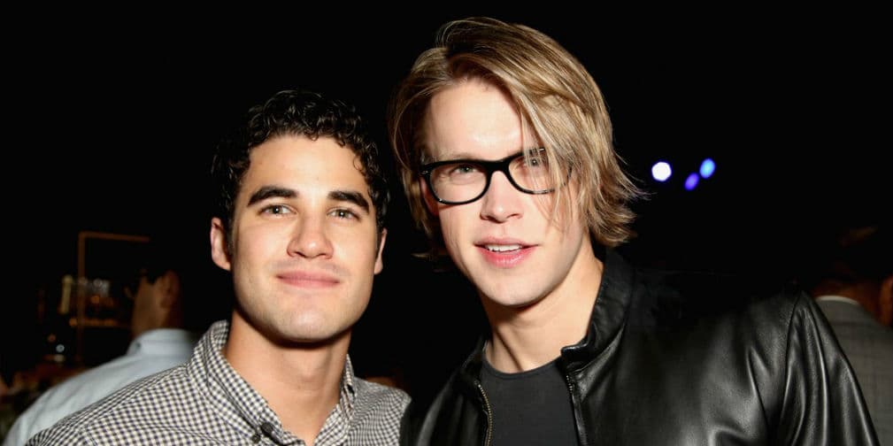 11. Darren Criss y Chord Overstreet: Estas estrellas de la serie Glee tienen una amistad fuera de las cámaras.
