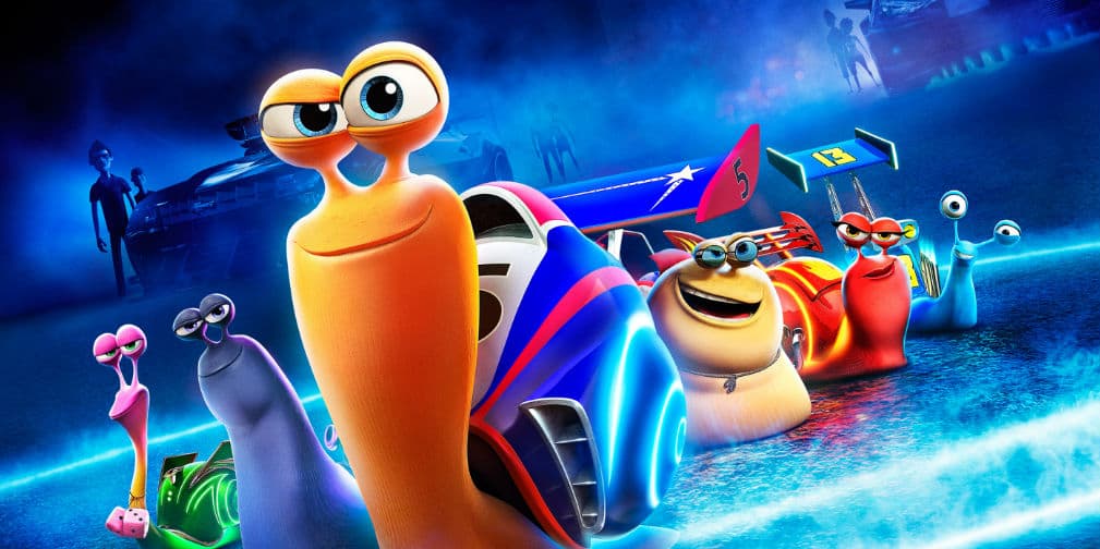 Turbo (2013): La historia de un caracol llamado Teo, cuya obsesión por la velocidad lo lleva a competir en una carrera de autos.