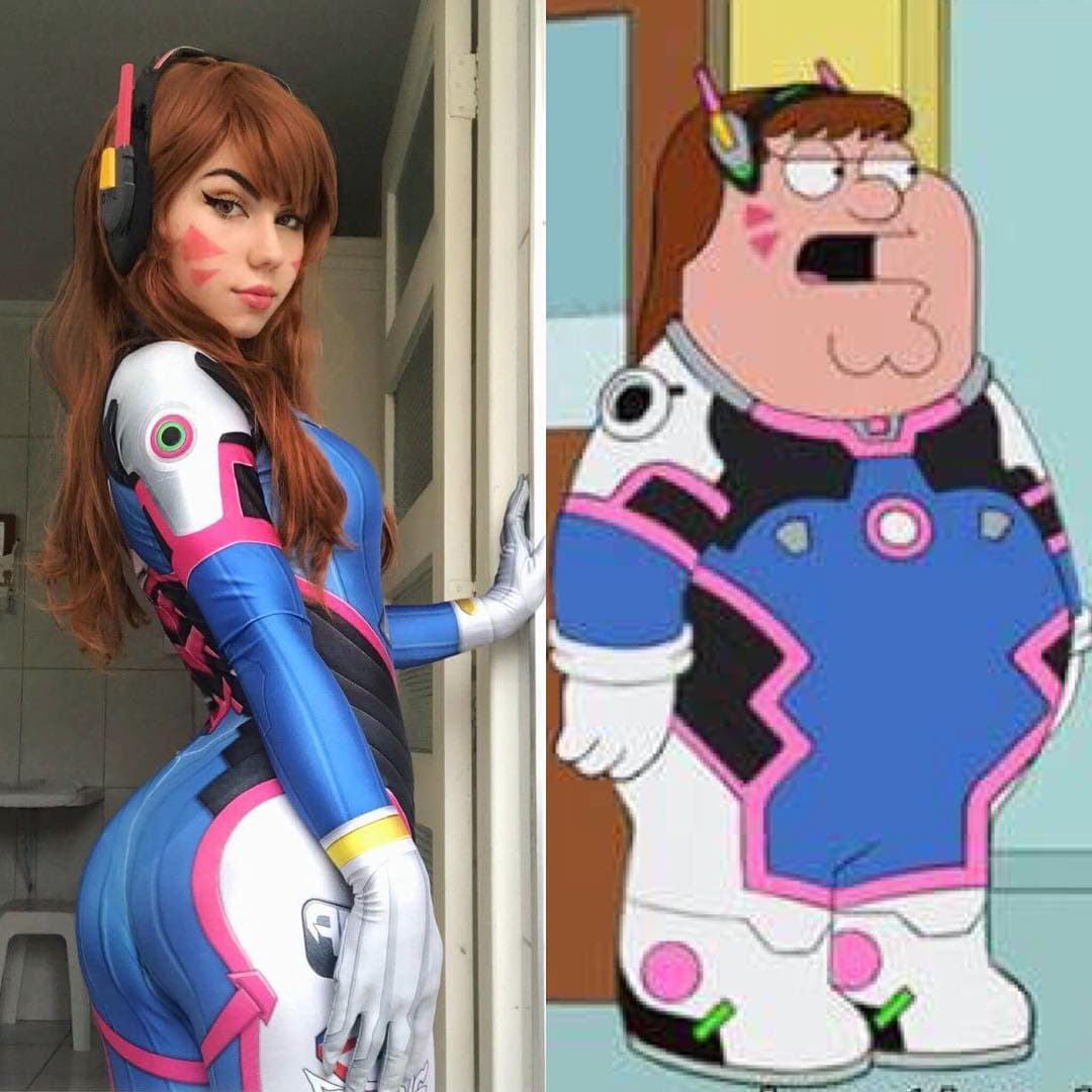 Galvão confesó que no es tan buena gamer como quisiera, pero sí le gustan los juegos. Aquí mostró su sentido del humor y commparó su D.Va con la de Peter Griffin.