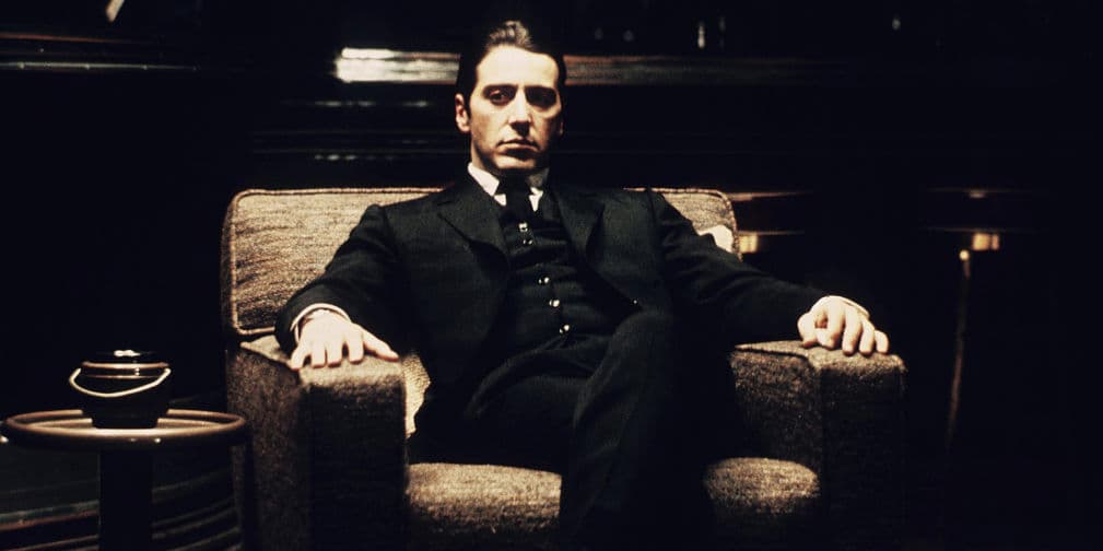7. Michael Corleone: El mayor error profesional de Jack Nicholson fue rechazar El Padrino, se lo llevó Al Pacino.