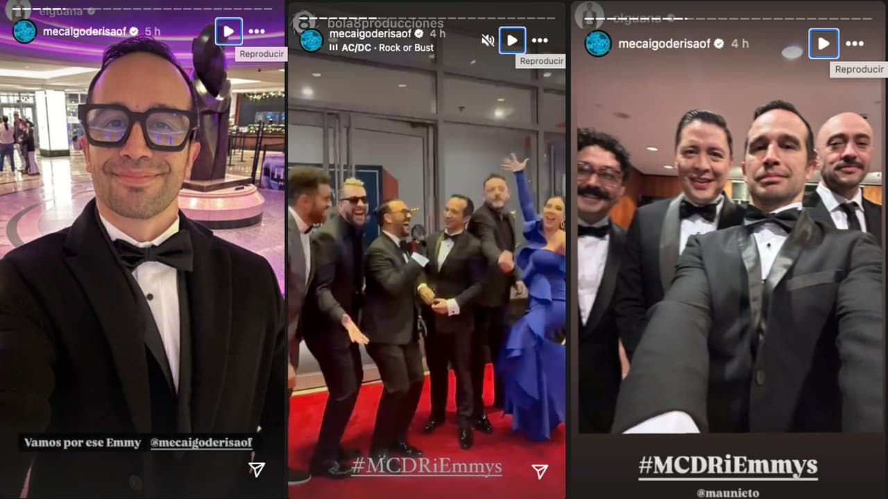 'La Familia Disfuncional' estuvo presente en la alfombra roja de los Premios Emmy Internacionales