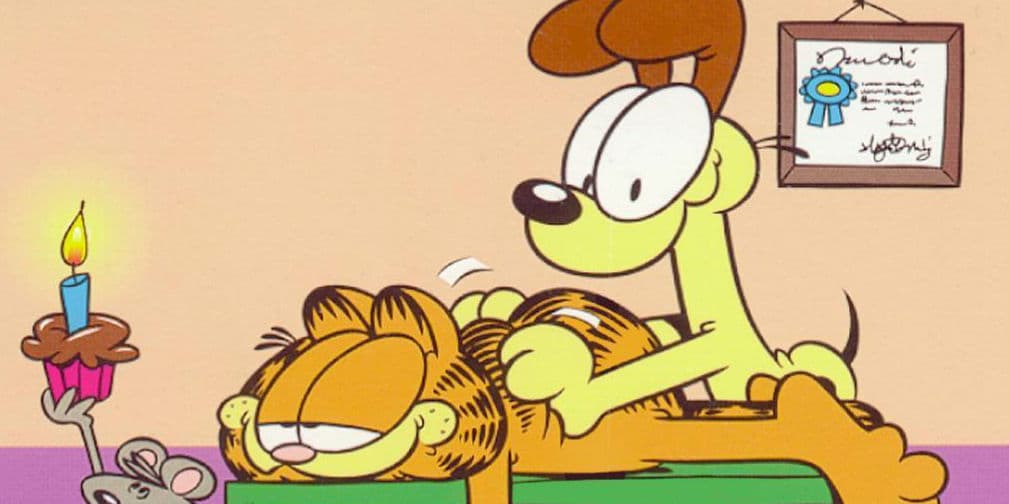 11. ODIE: El mejor amigo de Garfield, aunque el no lo quiera. Bonachón y muy simpático canino.