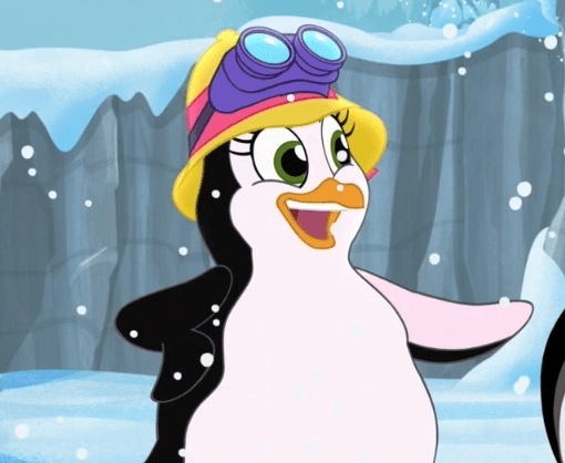 Después fue Perla, la pingüina, en la serie animada de Jake y los piratas del País de Nunca Jamás.