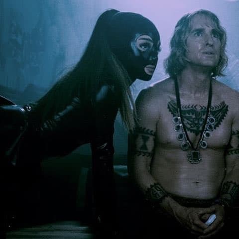 Su última aparición en la pantalla grande fue en 'Zoolander No2'. Ahí brevemente tuvo un cameo como que en los créditos sale como "Latex BDSM", o lo que es lo mismo, una chica bondage sadomasoquista.