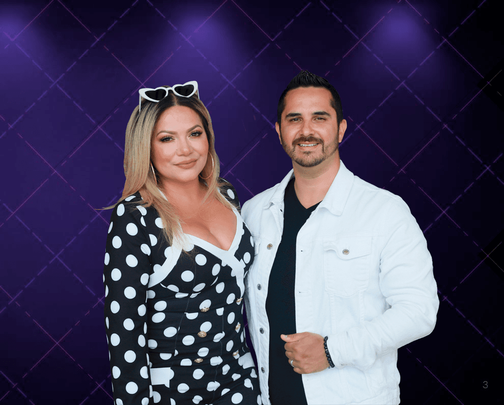 Helen Ochoa y Juan Pablo Santos