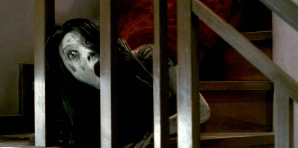 4. The Grudge: Remake que presenta a Kayako, el espíritu lleno de ira que mata en La Maldición.