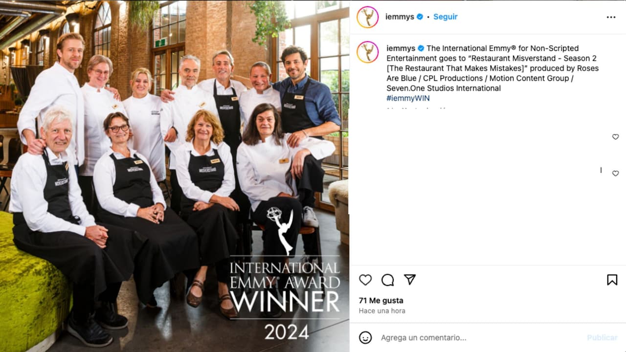 Me Caigo de Risa no fue el ganador de la categoría 'mejor programa de entretenimiento sin guión'