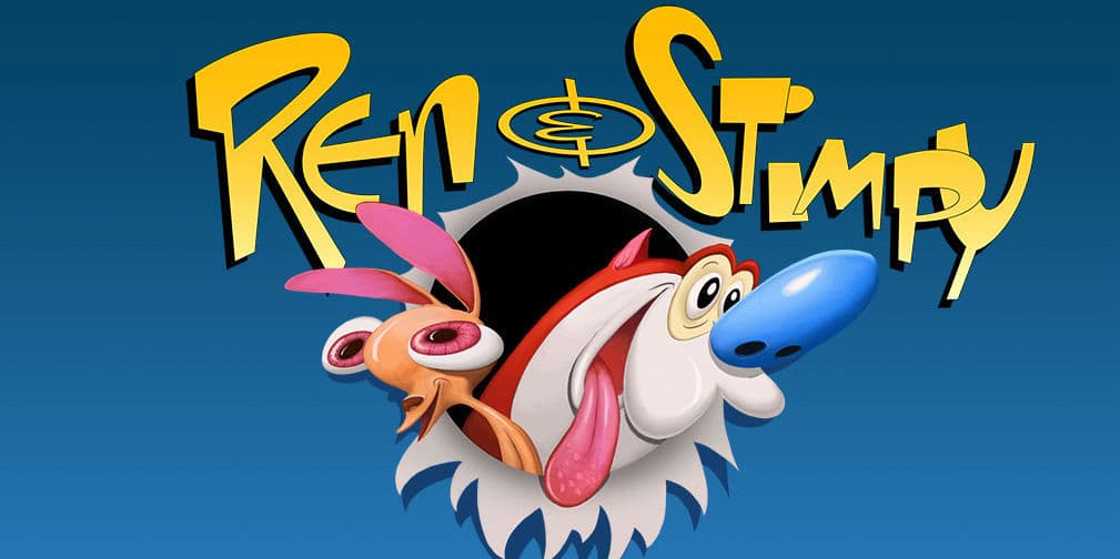 6. REN: De la particular serie Ren y Stimpy, un Chihuahua que debía lidiar con un gato Gordo.