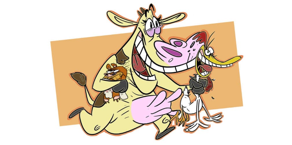 3. Cow and Chicken: La Vaca y el Pollito nos hicieron reír con sus ocurrencias en Cartoon Network.