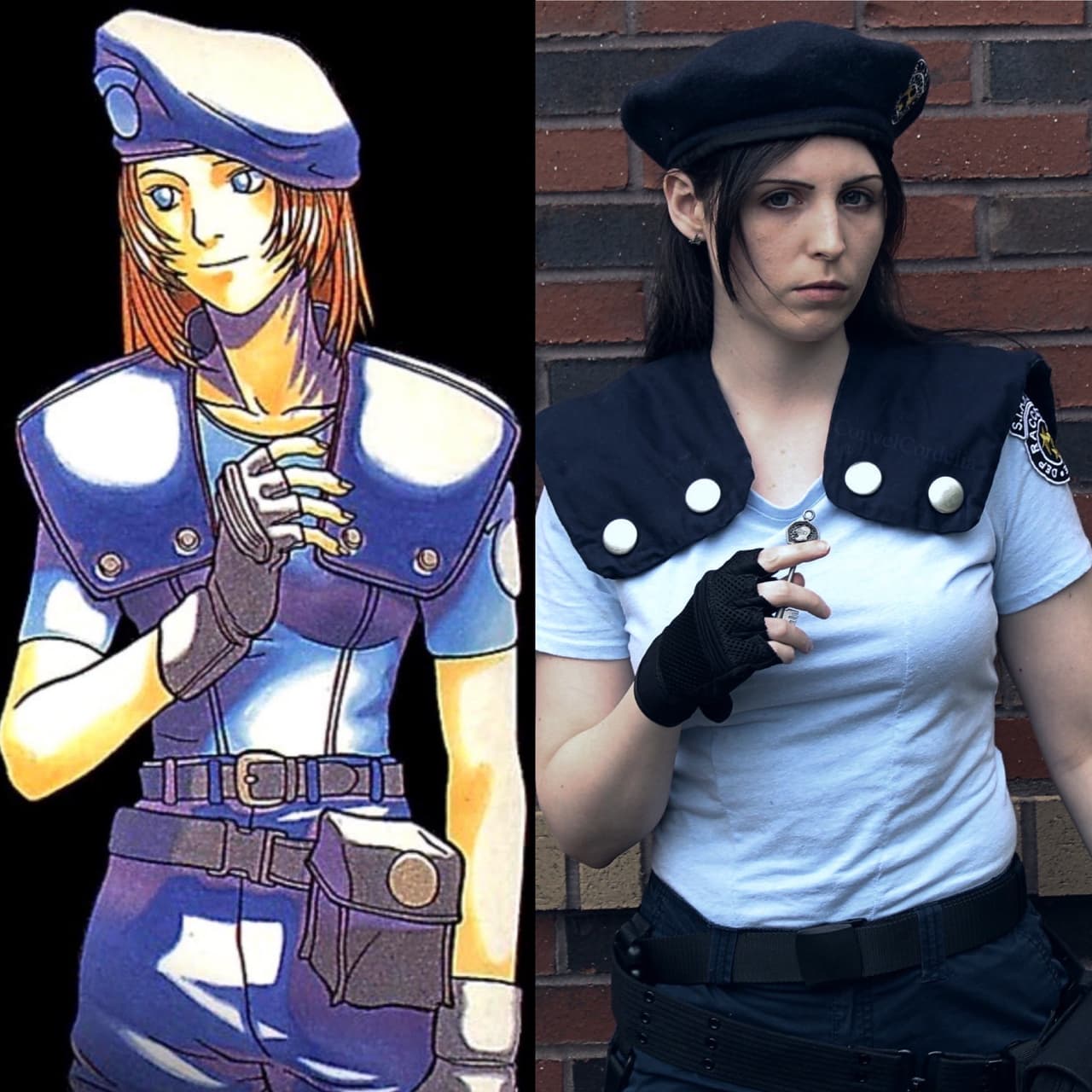 Aquí tenemos a Jill Valentine en su versión de Resident Evil 1 por Micaela Hope.