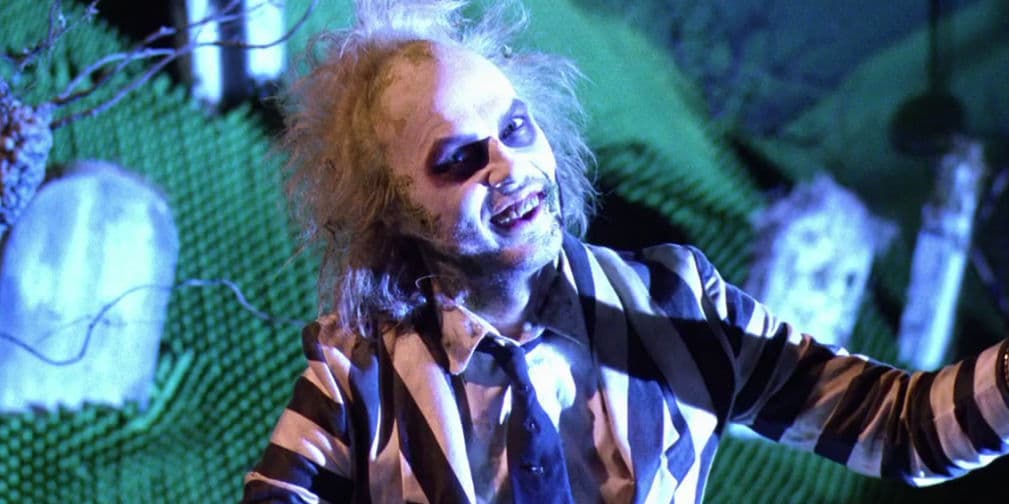6. Beetlejuice: Michael Keaton provoca risas y sustos como un fantasma alburero en esta película de Tim Burton (1988).