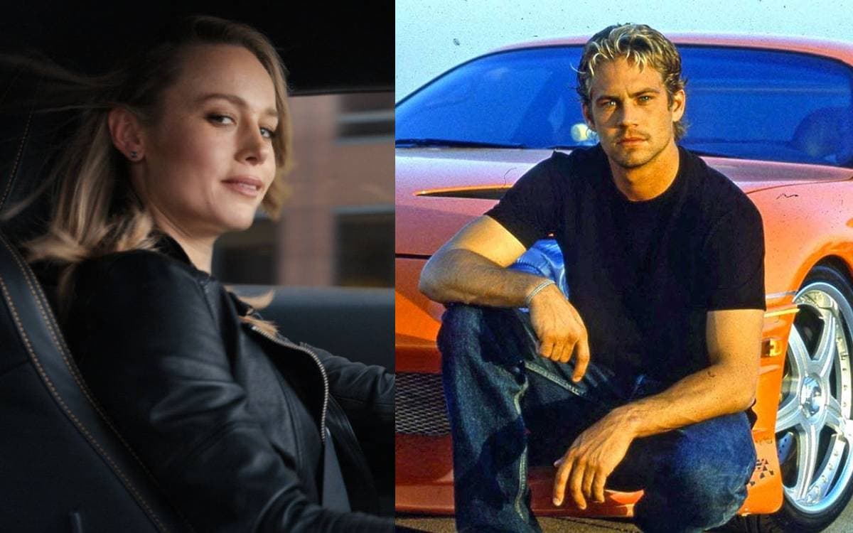 Fans creen que el personaje de Brie Larson es la hermana de Paul Walker en 'Rápidos y Furiosos X'.