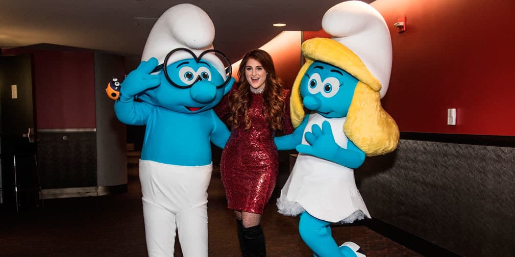 Meghan Trainor musicalizará la nueva película de Los Pitufos