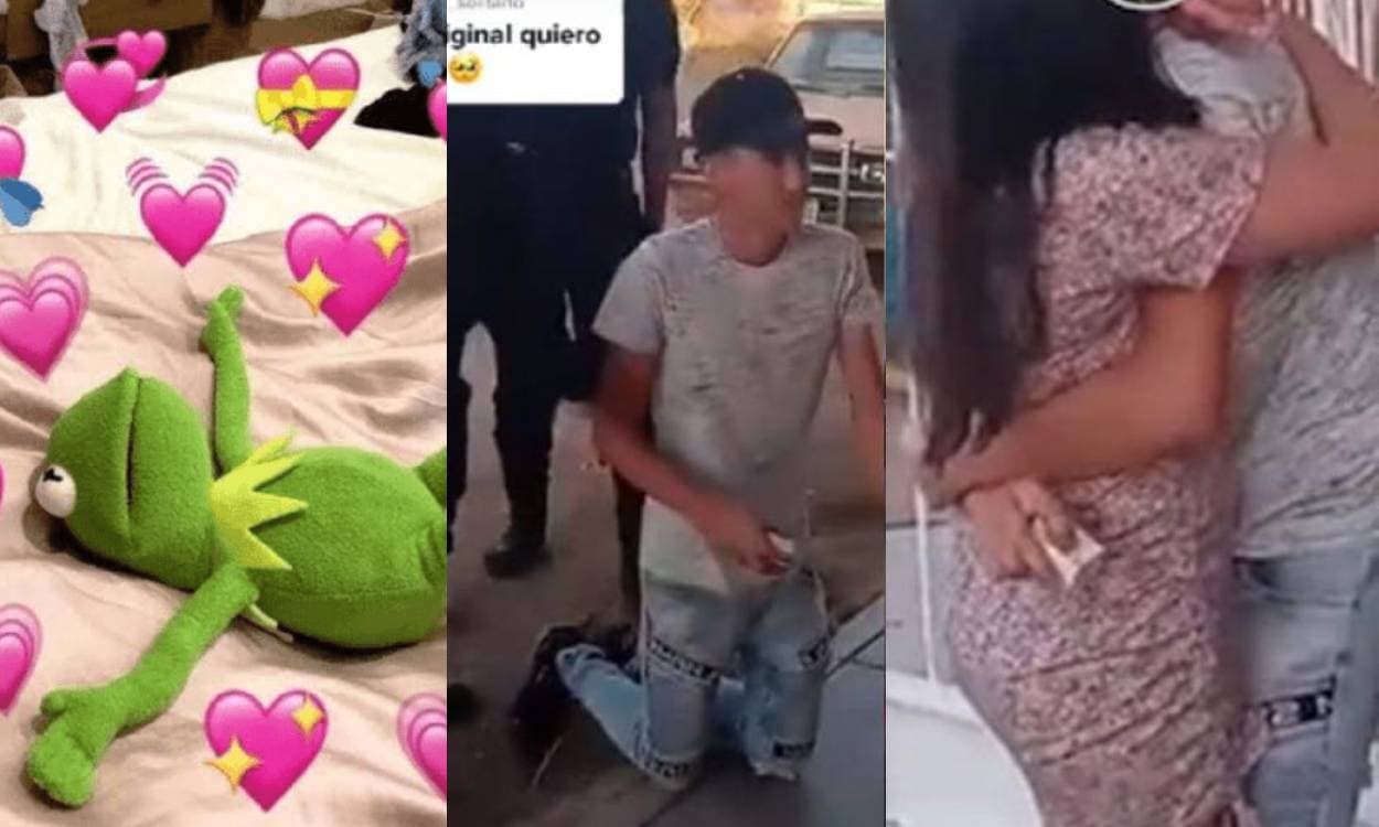 Joven simula ser arrestado para proponerle matrimonio a su novia