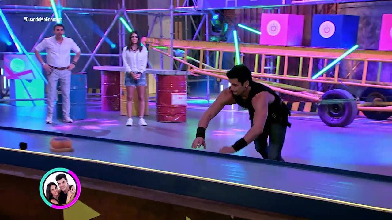 Moisés y Vanessa en la primera prueba del segundo ciclo de 'Inseparables, amor al límite'.
