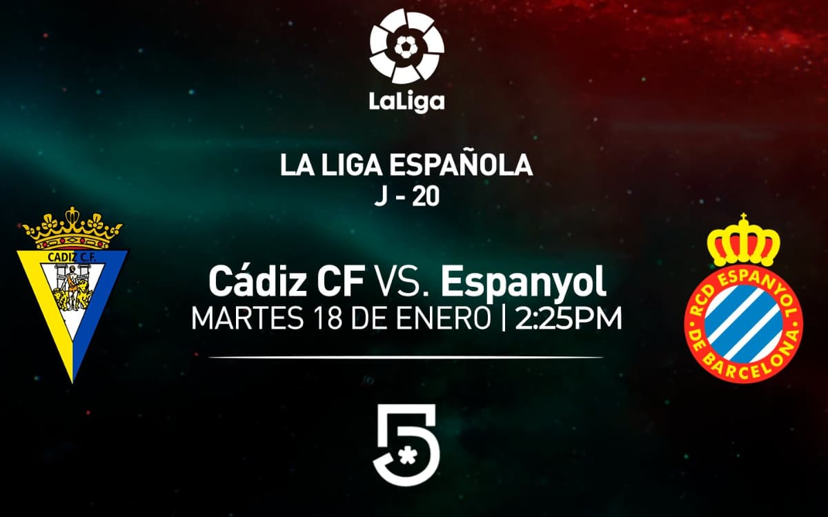Cádiz CF vs RCD Espanyol de Barcelona: Horario y dónde ver en vivo