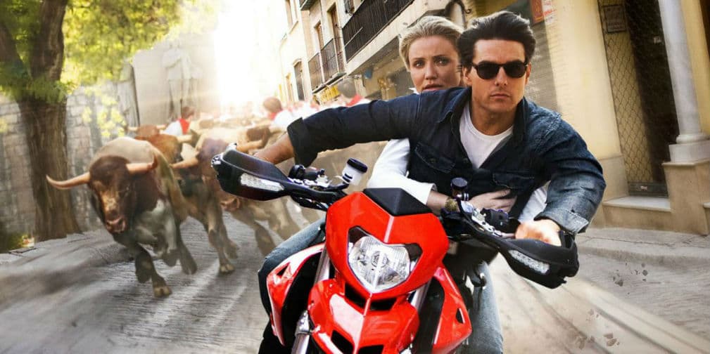 17. Tom Cruise: El actor, quien hace sus propias acrobacias sin dobles, es gran fanático de las motocicletas.