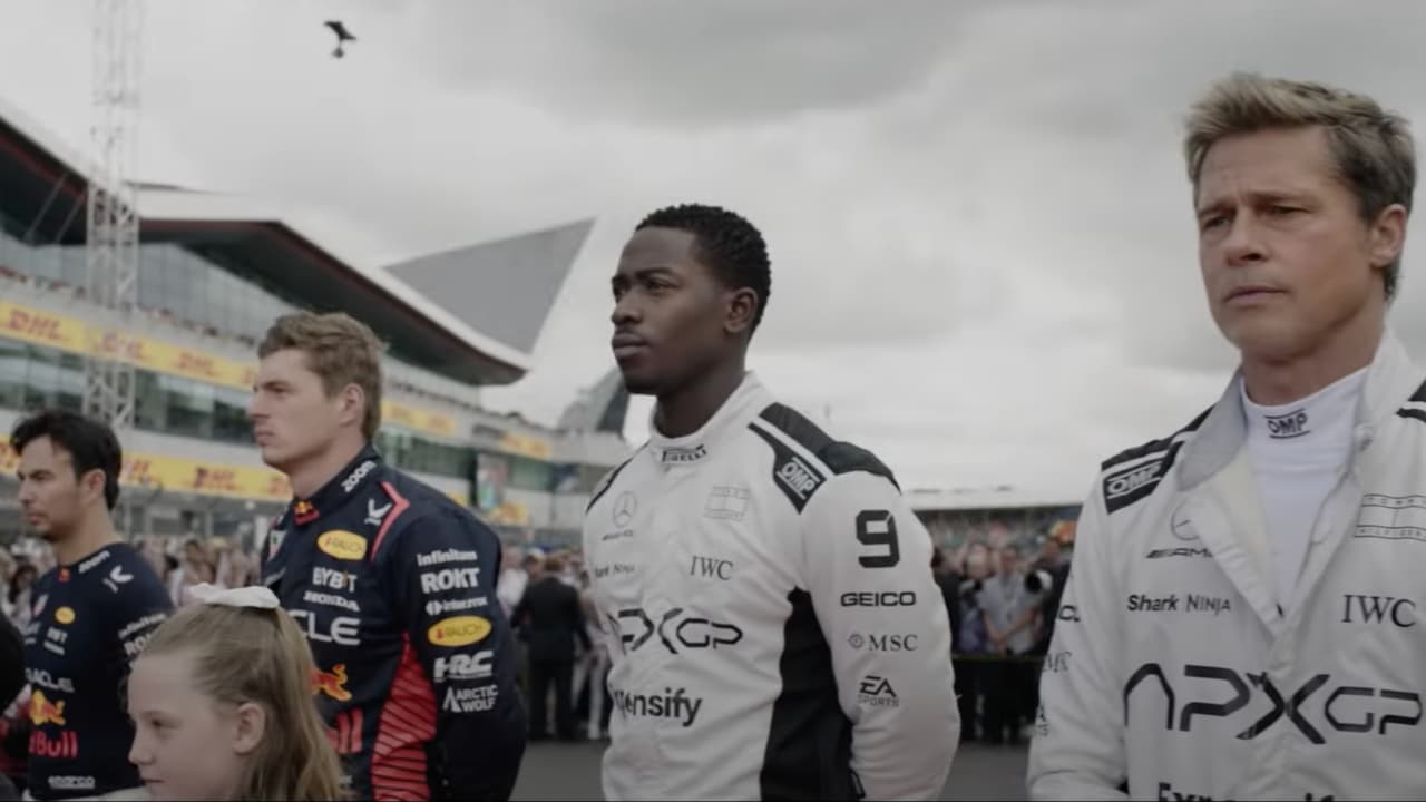 ¿Checo Pérez debuta como actor al lado de Brad Pitt? Aquí la prueba