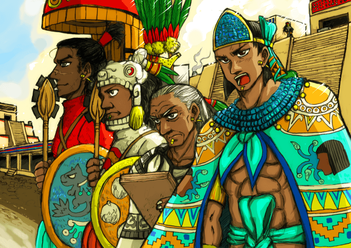 El Imperio Azteca retratado al estilo manga