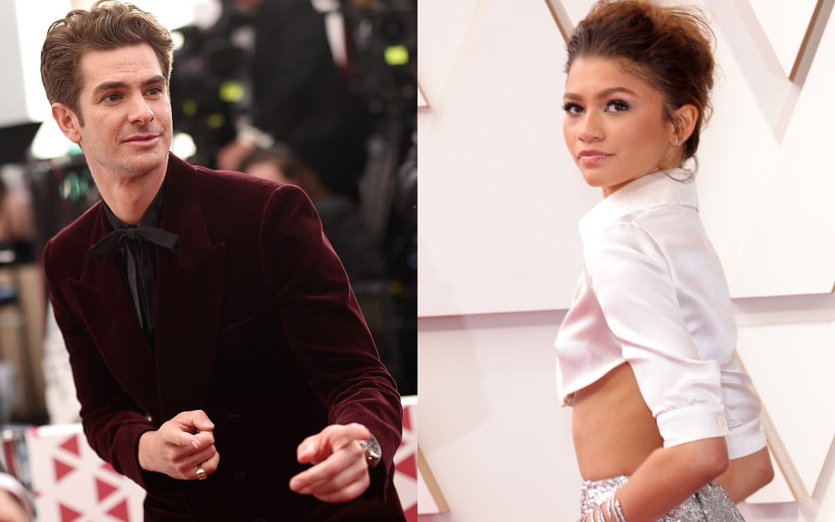 Así fue el encuentro de Andrew Garfield y Zendaya en los Oscars 2022