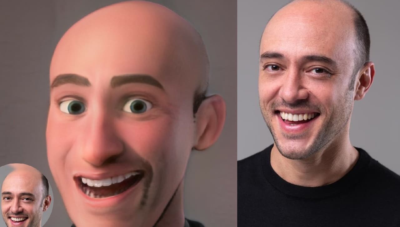 Poncho "El Mollejas" Borbolla se ve igual de alegre que en la vida real.