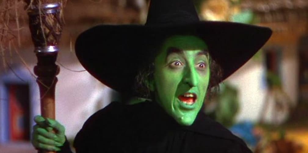 La malvada bruja del Oeste de El Mago de Oz.