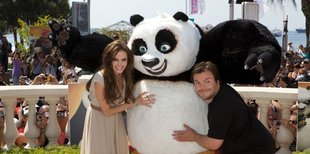 Kung Fu Panda (2008): Comparte el doblaje en esta cinta animada con Jack Black (Po), un joven panda torpe y con sobrepeso.