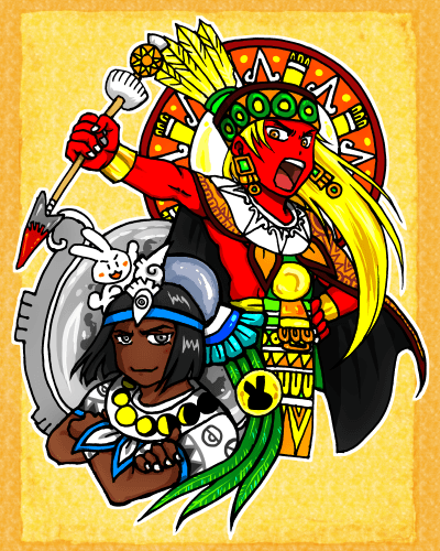 El Imperio Azteca retratado al estilo manga